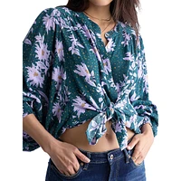 Ottilie Floral-Print Blouse