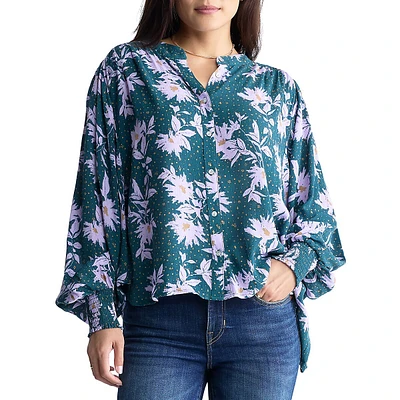 Ottilie Floral-Print Blouse