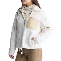 Sena Quarter-Zip Teddy Pullover