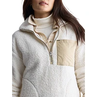 Sena Quarter-Zip Teddy Pullover