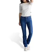 Carrie Mid-Rise Slim Stretch Jeans