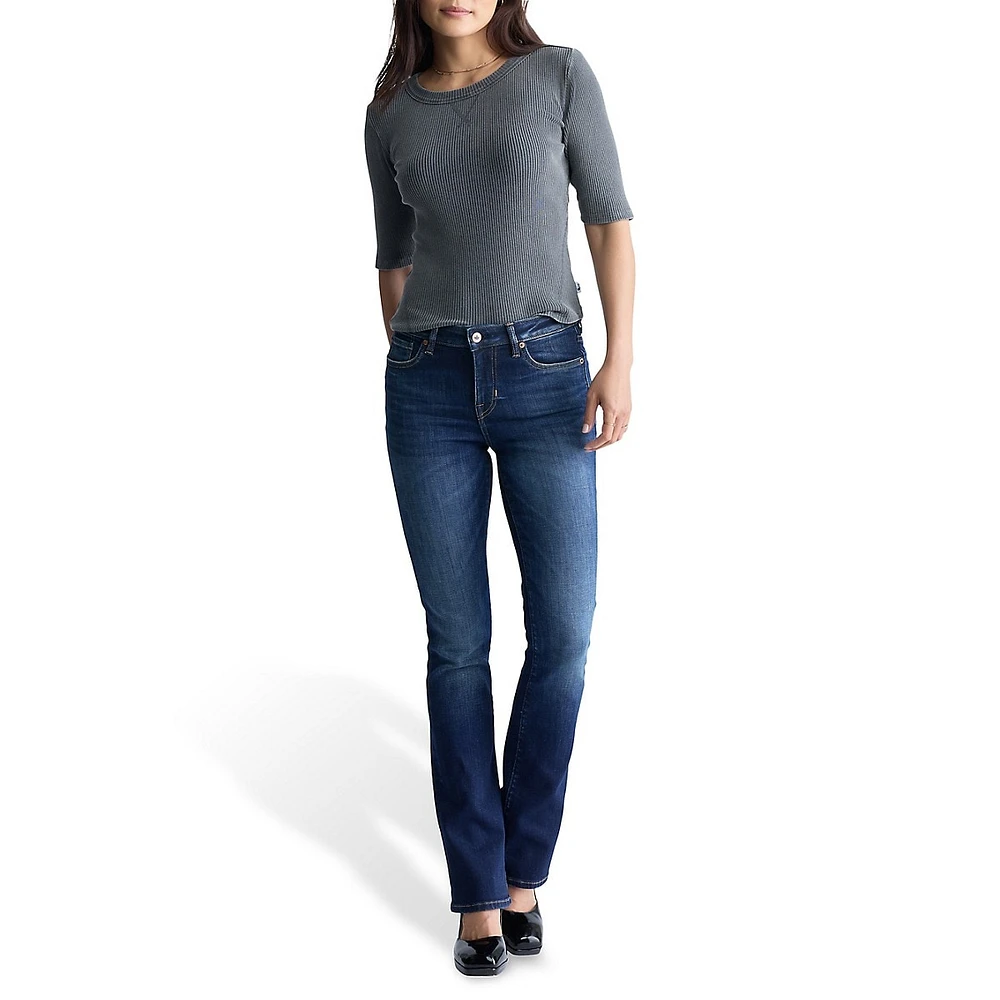 Queen Mid-Rise Bootcut Jeans