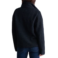 Sena Quarter-Zip Teddy Pullover