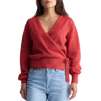 Jadis Long-Sleeve Wrap Sweater