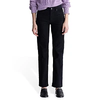 Mary Mid-Rise Straight-Leg Corduroy Jeans