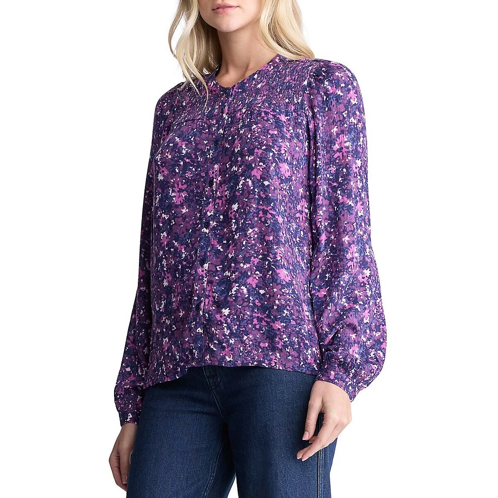 Zosia Floral Smocked Blouse