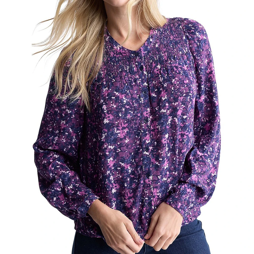 Zosia Floral Smocked Blouse