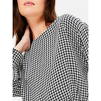 Boat Neck Bubble Blouse