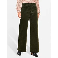 Palmer Wide Leg Pants Brushed Corduroy