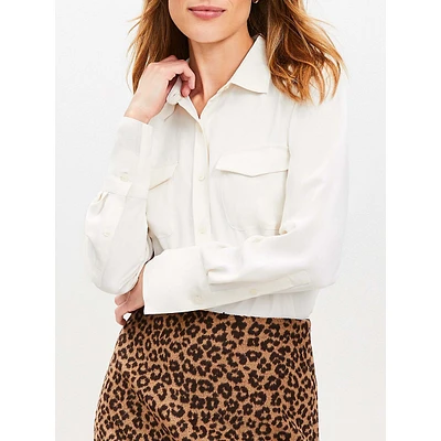 Wide Cuffed Utility Shirt