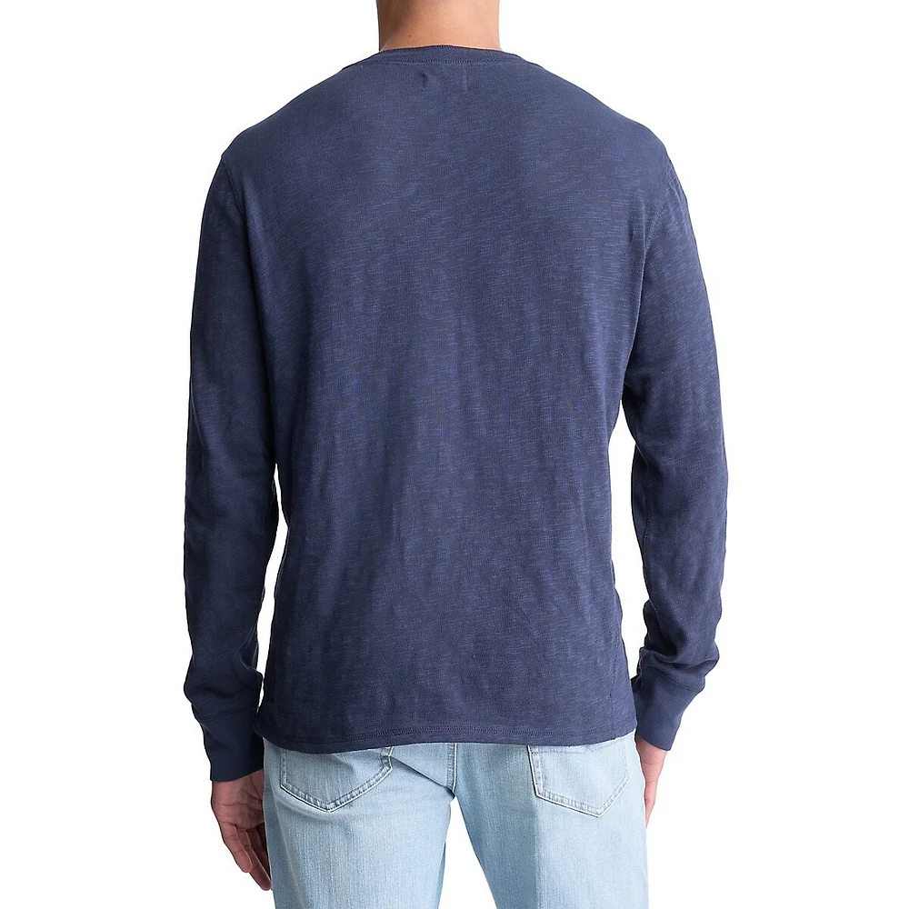 Kandid Long-Sleeve Henley Top