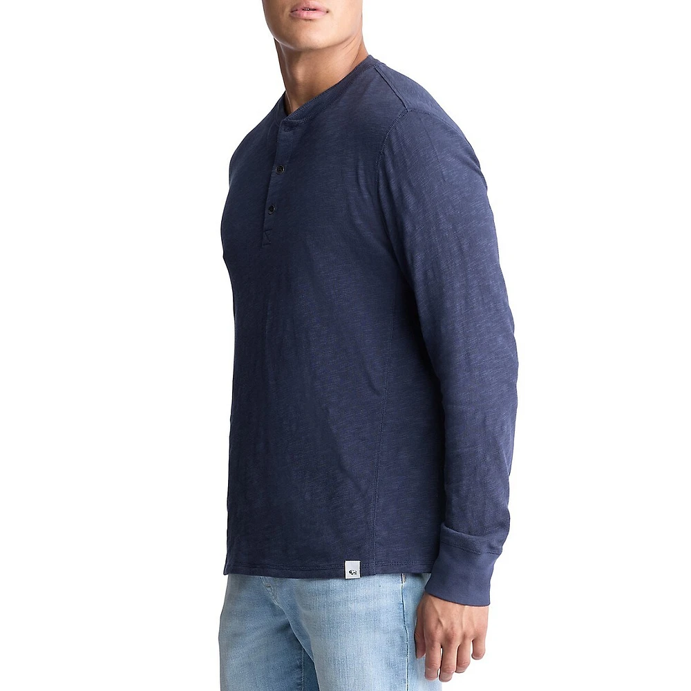 Kandid Long-Sleeve Henley Top