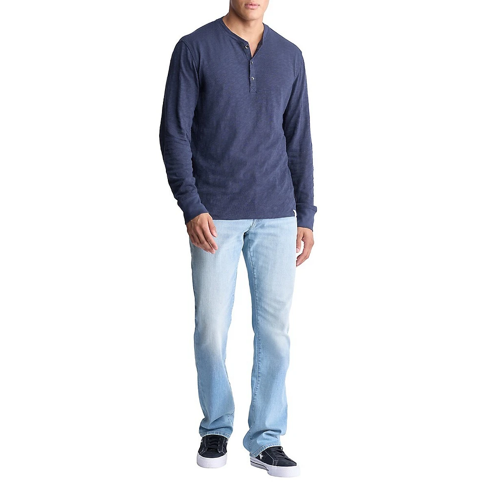 Kandid Long-Sleeve Henley Top