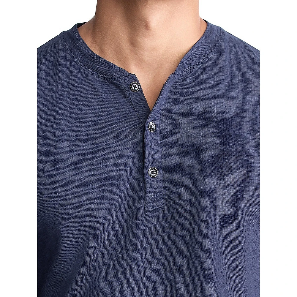 Kandid Long-Sleeve Henley Top