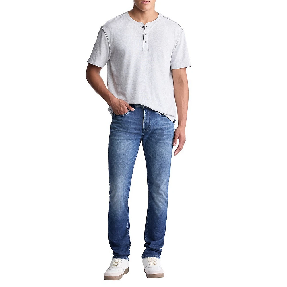 Kitfom Short-Sleeve Henley Top