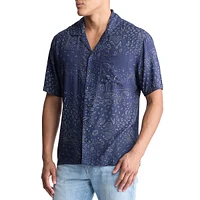 Santi Paisley Short-Sleeve Shirt