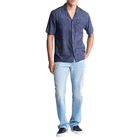 Santi Paisley Short-Sleeve Shirt