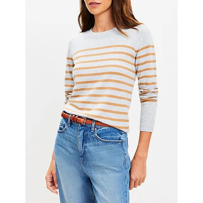 Striped Luxe Knit Sweater