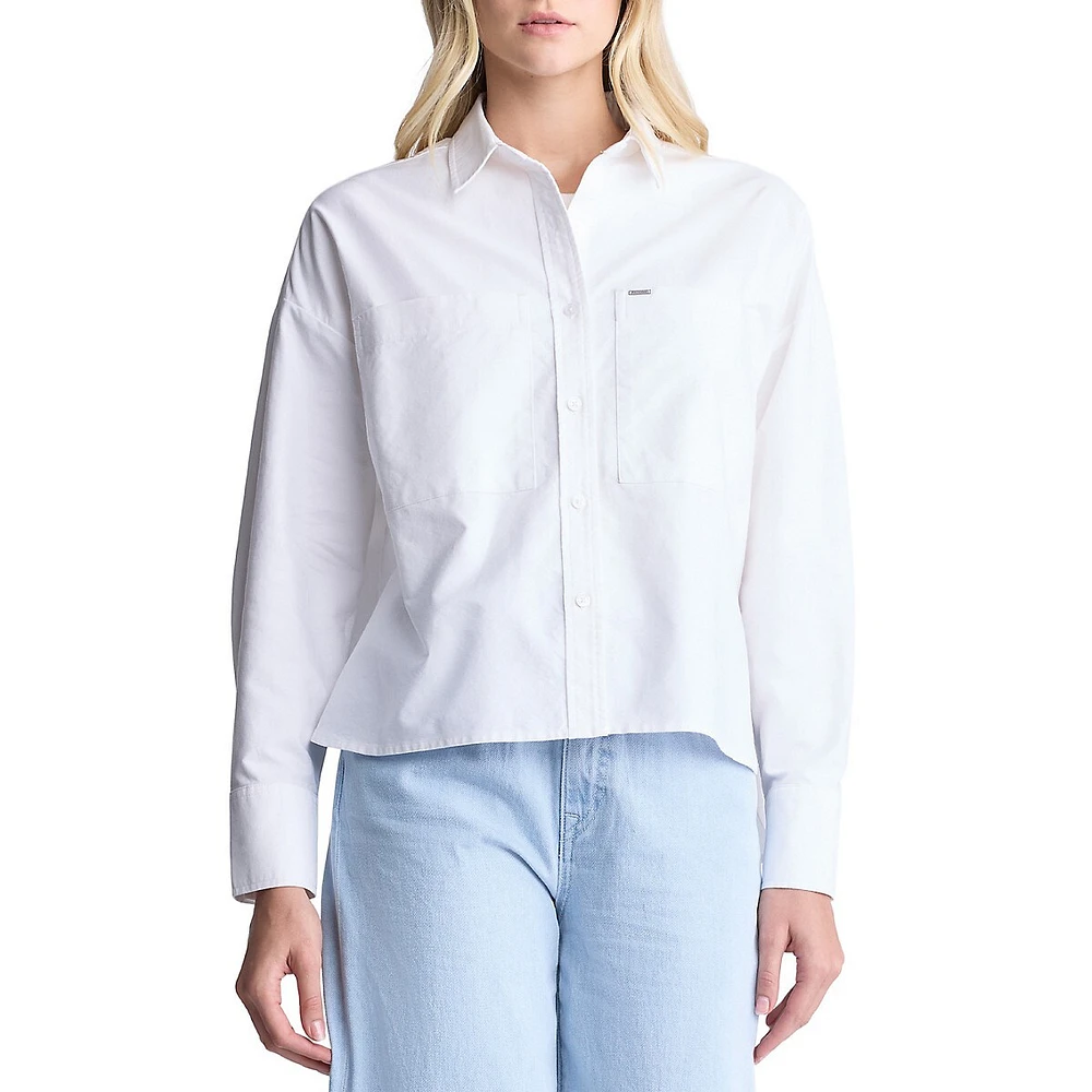 Twyla 2-Pocket Boxy Shirt