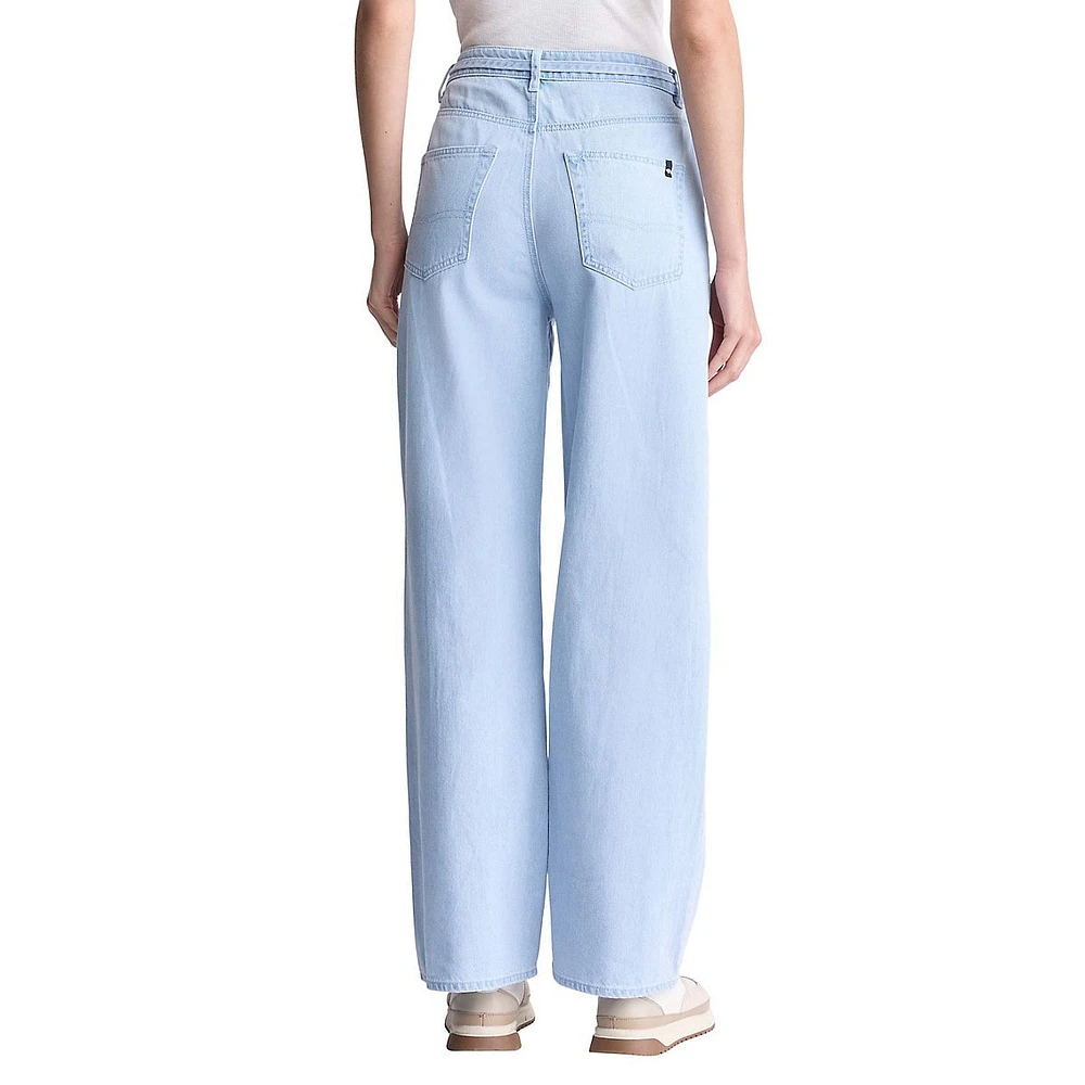 Alecia High-Rise Wide-Leg Jeans