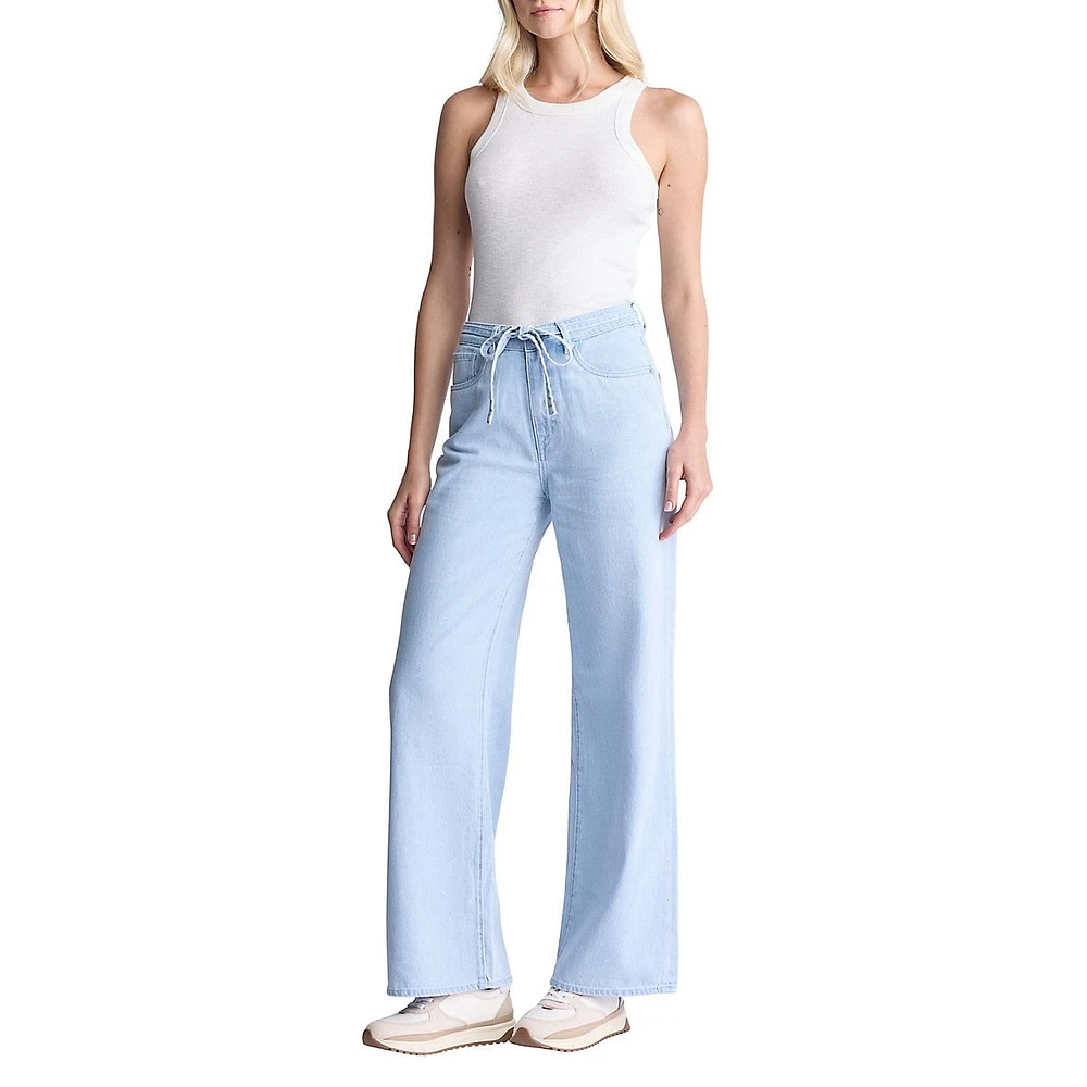 Alecia High-Rise Wide-Leg Jeans