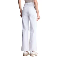 Adele High-Rise Wide-Leg Soft Wash Jeans