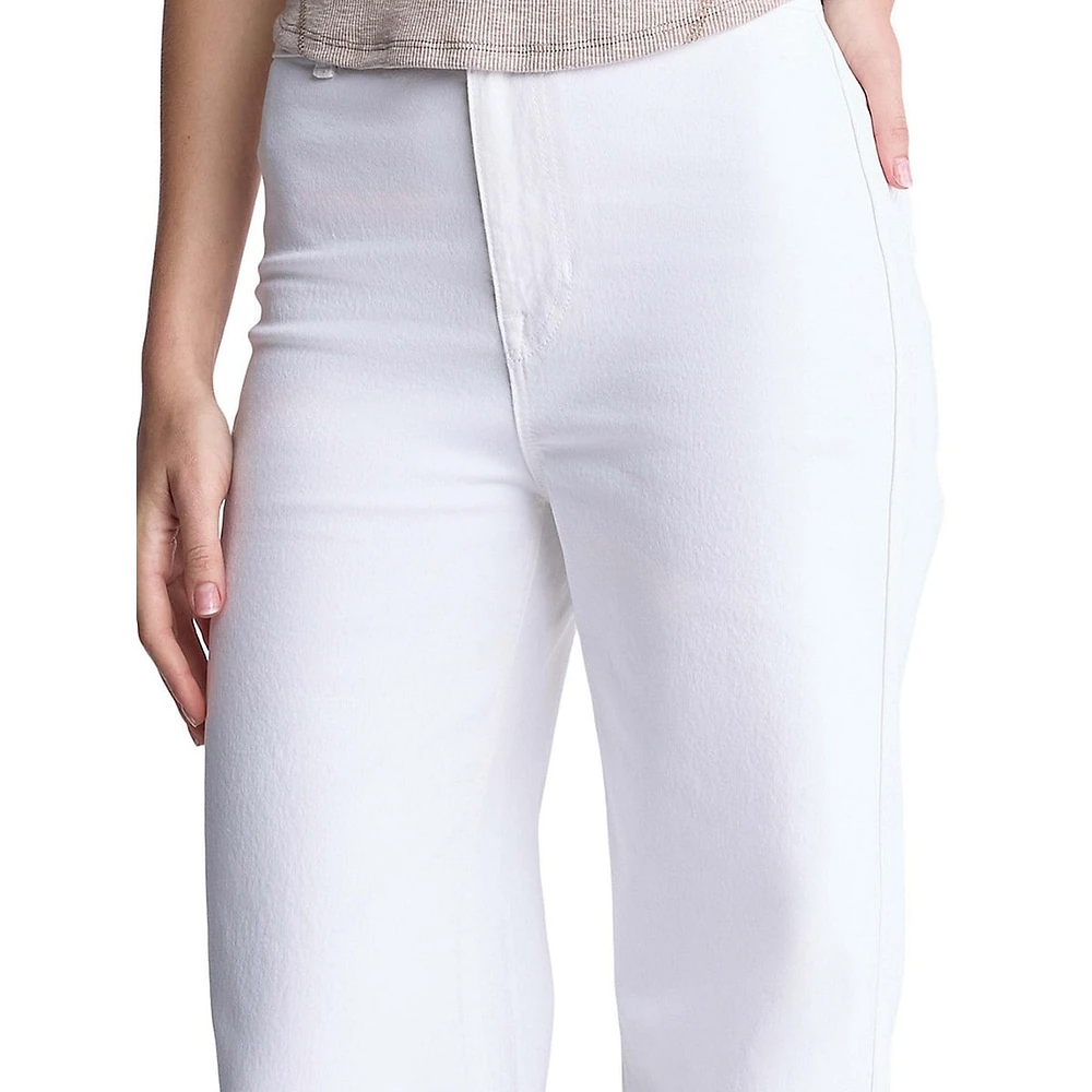 Adele High-Rise Wide-Leg Soft Wash Jeans