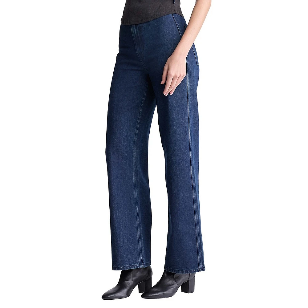 Adele High-Rise Wide-Leg Jeans