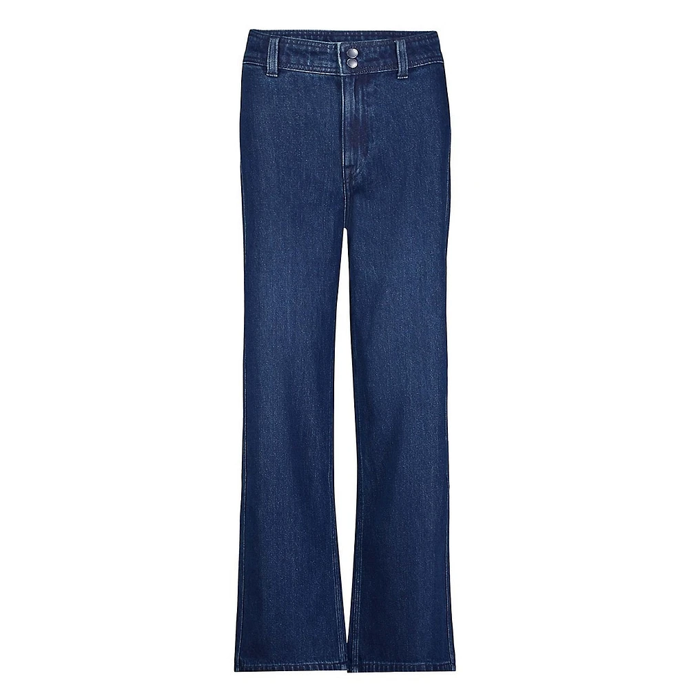 Adele High-Rise Wide-Leg Jeans