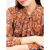 Floral Bow Blouse