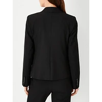 The Notched One-Button Blazer Seasonless Stretch