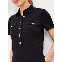 Ponte Mini Shift Pocket Dress