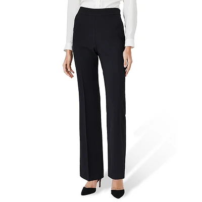 The High Rise Side Zip Trouser Pant Crepe