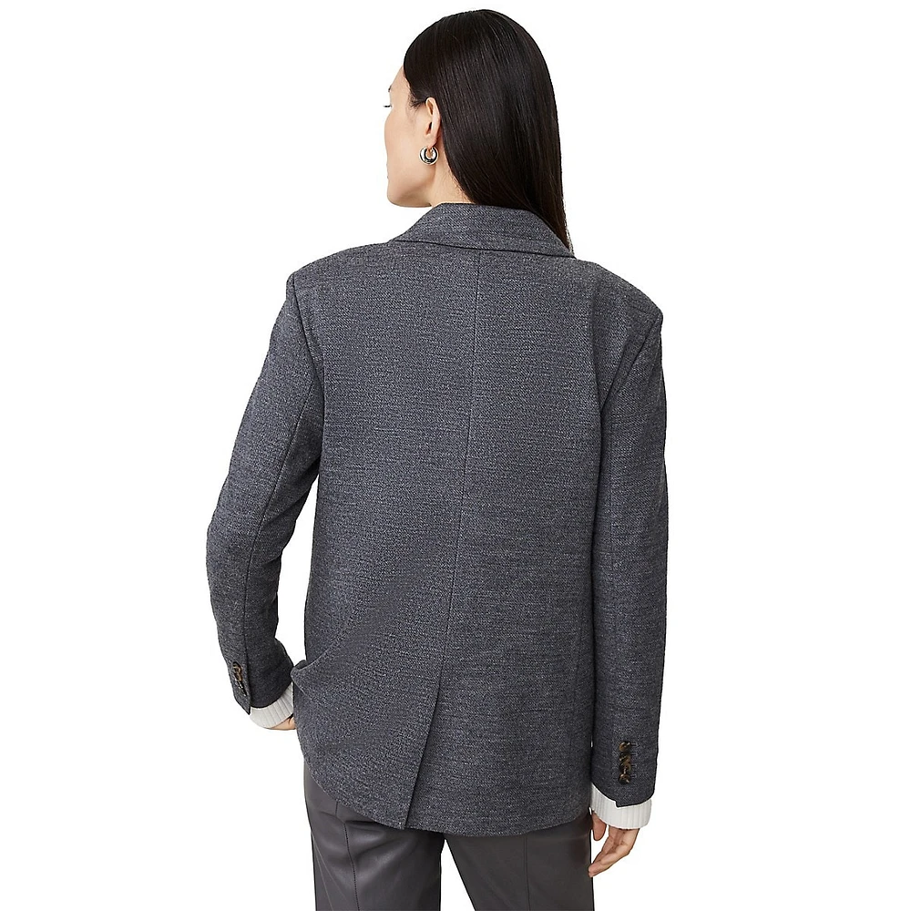 Oversized Double-Breasted Blazer
