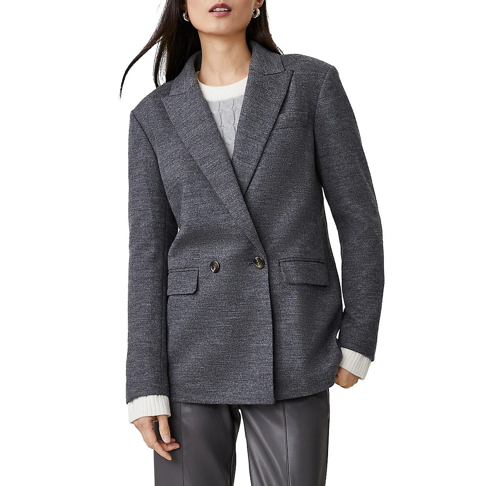 Oversized Double-Breasted Blazer