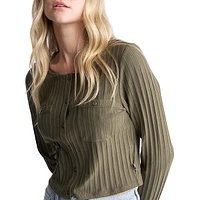 Albertina Ribbed Cardigan