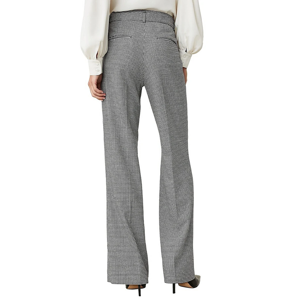 Belted Bootcut Pant