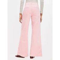 Palmer Wide Leg Pants Brushed Corduroy