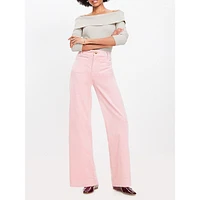 Palmer Wide Leg Pants Brushed Corduroy