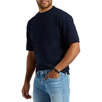 Kinsley Piqué-Knit Relaxed-Fit T-Shirt