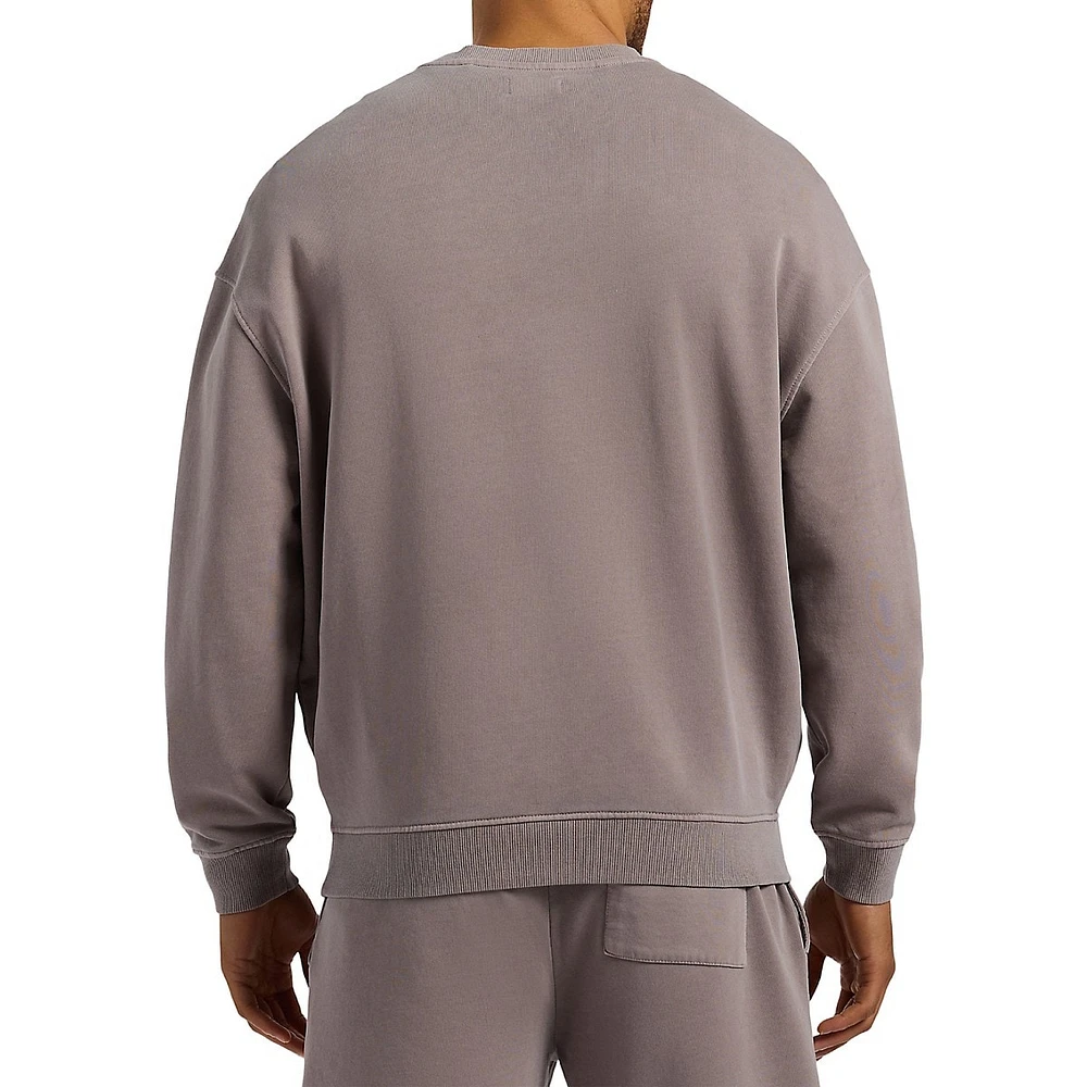 Sweat-shirt ras du cou coupe décontractée