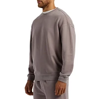Sweat-shirt ras du cou coupe décontractée