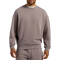 Sweat-shirt ras du cou coupe décontractée
