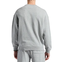 Sweat-shirt ras du cou coupe décontractée