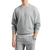 Sweat-shirt ras du cou coupe décontractée