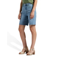 Bambi High-Rise Denim Bermuda Shorts
