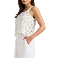 Thalassa Crochet Tank Top