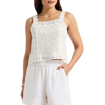 Thalassa Crochet Tank Top