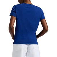 Moxie V-Neck Slub-Knit T-Shirt