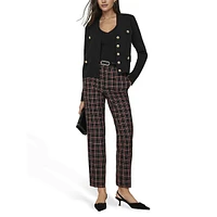 Eva Ankle Pant Plaid